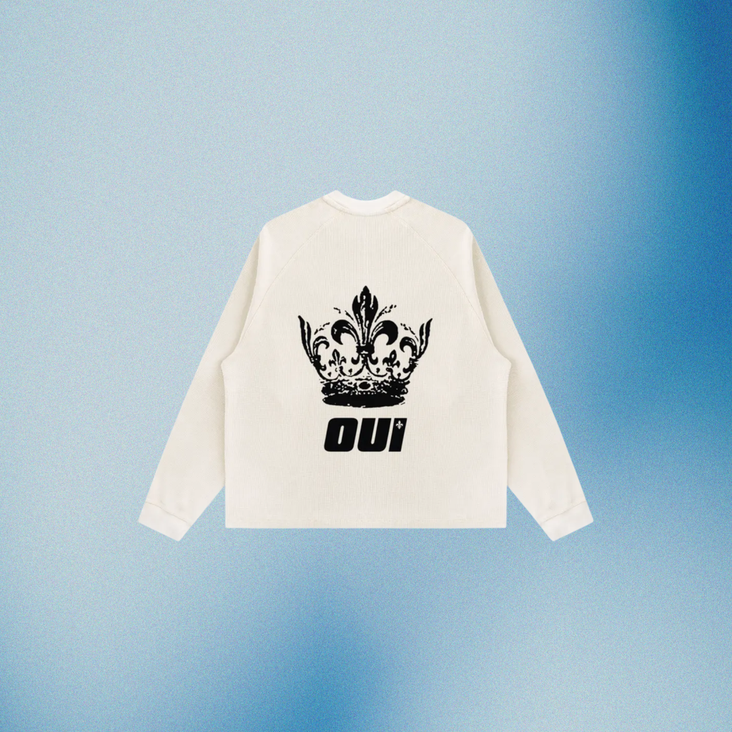 Long sleeve gauffré - OUI