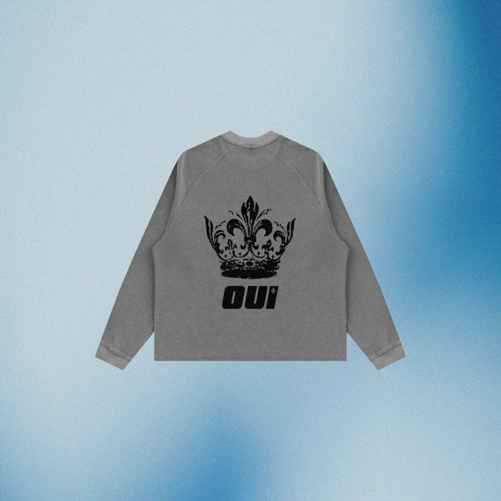 Long sleeve gauffré - OUI