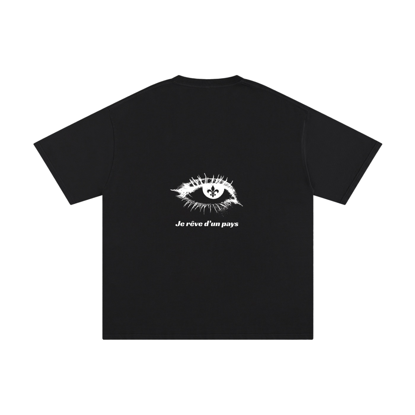 T-shirt - Rêver d'un pays (noir)