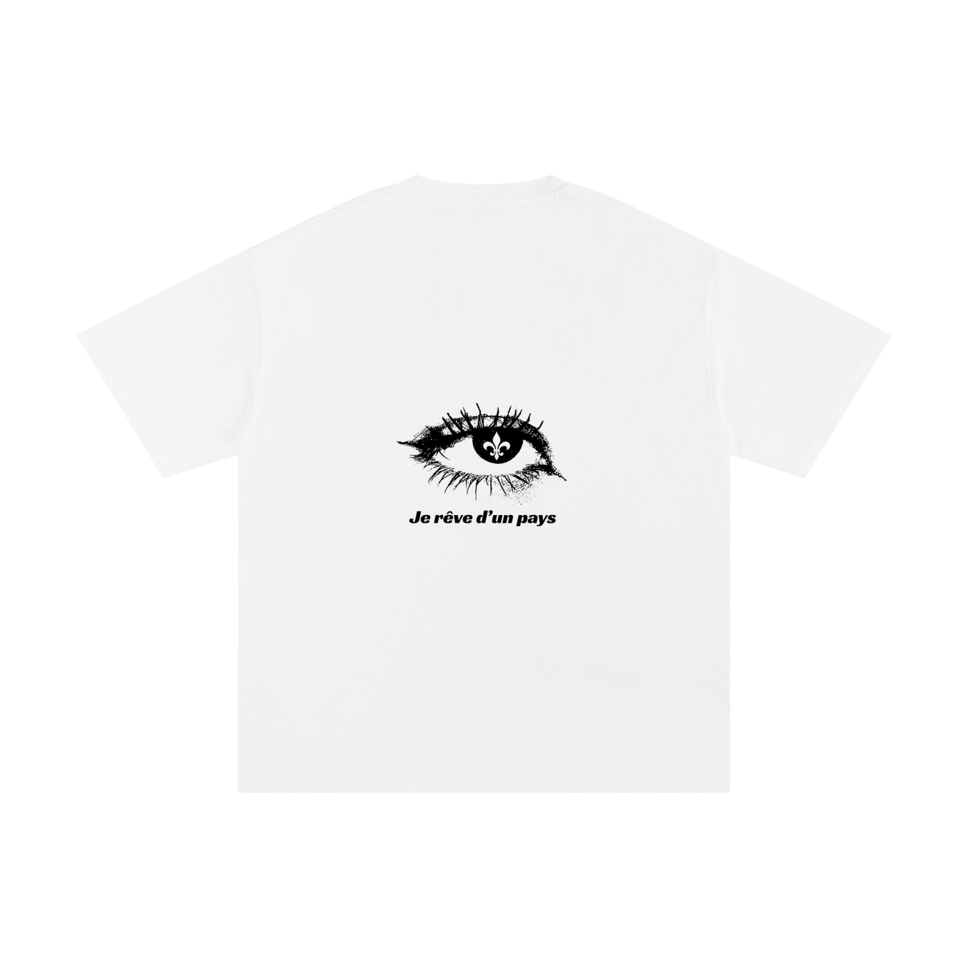 T-shirt - Rêver d'un pays (blanc)